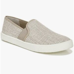 Vince Preston B Beige Linen “Natecru” Sneakers/Loafers EUC Sz 8.5
